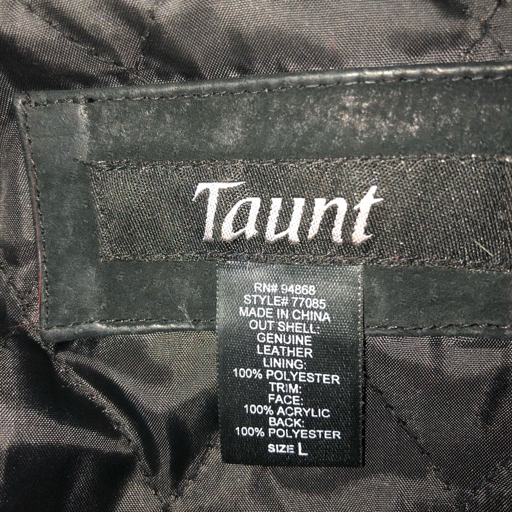 HOST PICK!🙀🤩😍3/30 Taut Black Genuine Leather Embroidered Fur Jacket - Picture 8 of 16